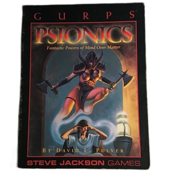 GURPS Psionics Fantastic Powers of Mind Over Matter Steve Jackson Games - Picture 1 of 2